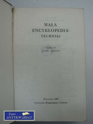 MAŁA ENCYKLOPEDIA TECHNIKI