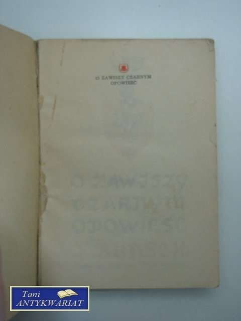 O ZAWISZY CZARNYM OPOWIEŚĆ