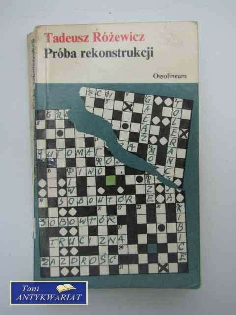 PRÓBA REKONSTRUKCJI