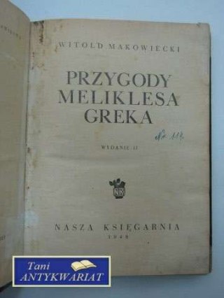 PRZYGODY MELIKLESA GREKA