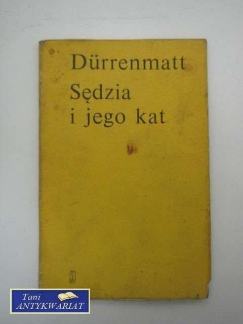 SĘDZIA I JEGO KAT