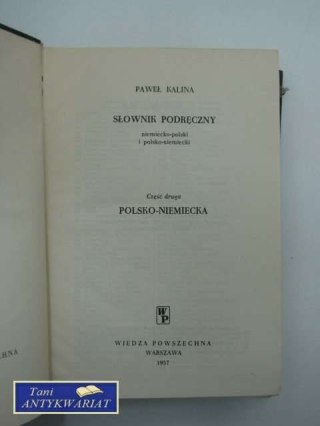 SŁOWNIK NIEMIECKO-POLSKI