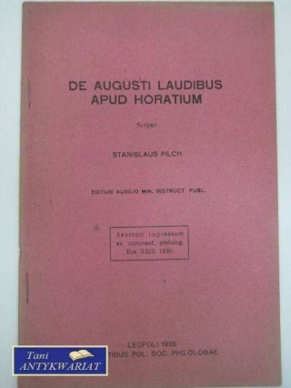DE AUGUSTI LAUDIBUS