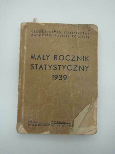 MAŁY ROCZNIK STATYSTYCZNY 1939