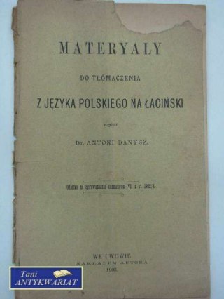 MATERIAŁY DO TŁUMACZENIA