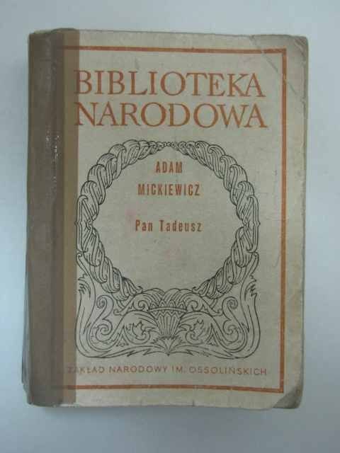 PAN TADEUSZ PAN TADEUSZ