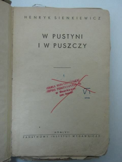 W PUSTYNI I W PUSZCZY
