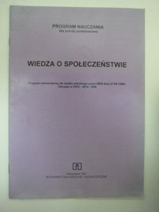 WIEDZA O SPOŁECZEŃSTWIE