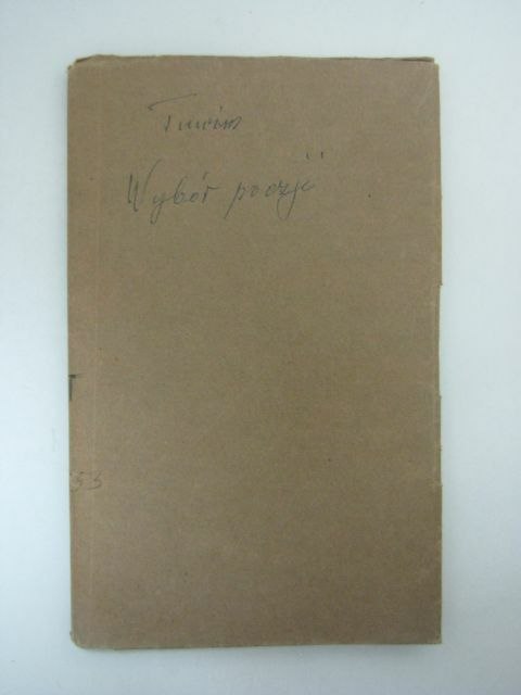 WYBÓR POEZJI