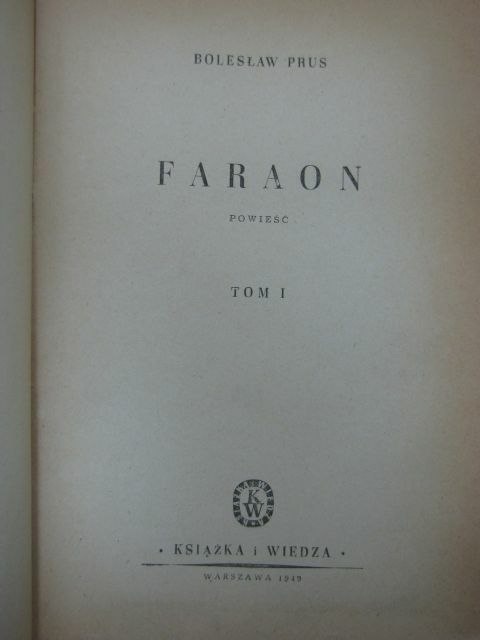 FARAON TOM 1