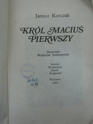 KRÓL MACIUŚ PIERWSZY
