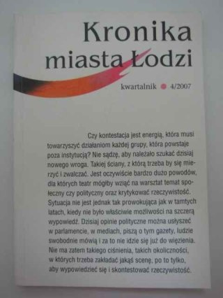 KRONIKA MIASTA ŁODZI
