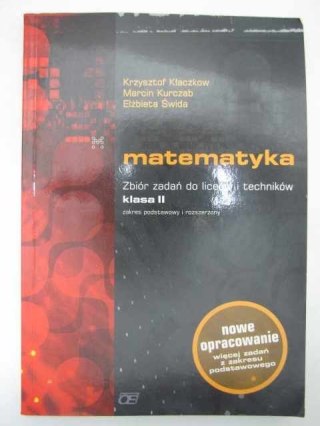 MATEMATYKA ZBIÓR ZADAŃ KLASA 2