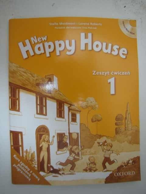 NEW HAPPY HOUSE ZESZYT ĆWICZEŃ Z PŁYTĄ CD KL. 1