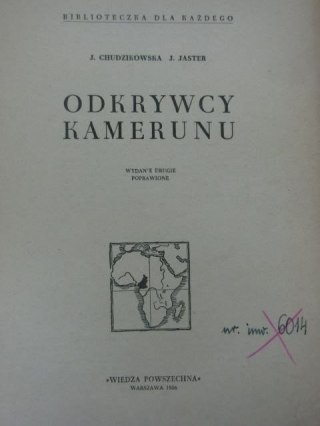 ODKRYWCY KAMERUNU