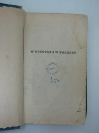 W PUSTYNI I W PUSZCZY