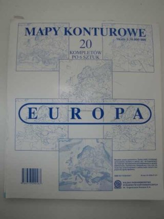MAPY KONTUROWE EUROPA