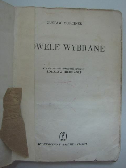 NOWELE WYBRANE