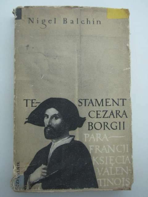 TESTAMENT CEZARA BORGII