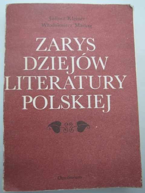 ZARYS DZIEJÓW LITERATURY POLSKIEJ
