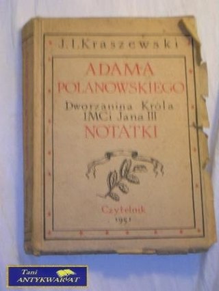 ADAMA POLANOWSKIEGO DWORZANINA KRÓLA IMC JANA III