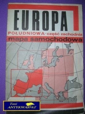 EUROPA POŁUDNIOWA - MAPA SAMOCHODOWA