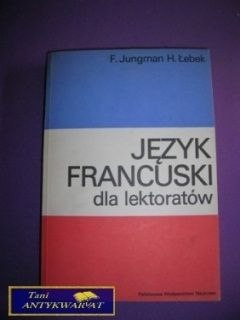 JĘZYK FRANCUSKI DLA LEKTORATÓW JĘZYK FRANCUSKI DLA LEKTORATÓW