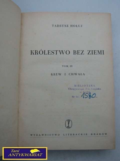 KRÓLESTWO BEZ ZIEMI-Tadeusz Hołuj