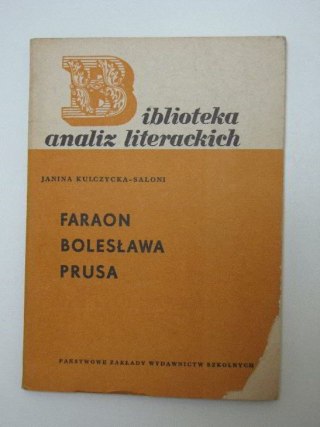 BIBLIOTEKA ANALIZ LITERACKICH -FARAON