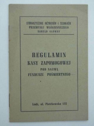 REGULAMIN KASY ZAPOMOGOWEJ