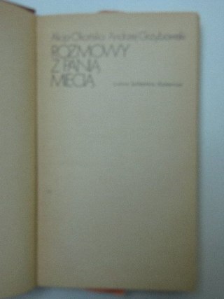ROZMOWY Z PANIĄ MIECIĄ