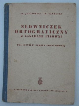 SŁOWNICZEK OTOGRAFICZNY Z ZASADAMI PISOWNI