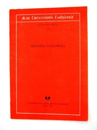 HISTORIA NAJNOWSZA