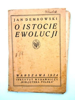 O ISTOCIE EWOLUCJI