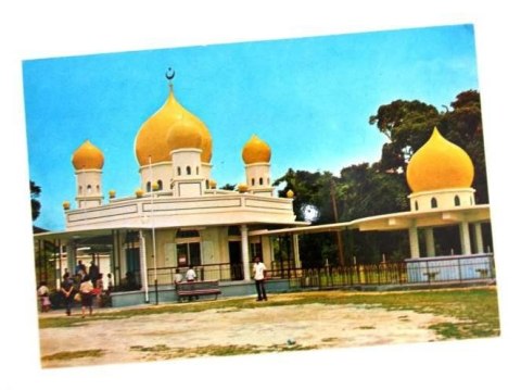 POCZTÓWKA - PENANG HILL MOSQUE