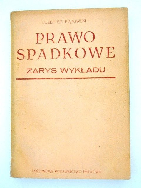 PRAWO SPADKOWE
