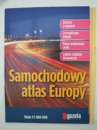 SAMOCHODOWY ATLAS EUROPY