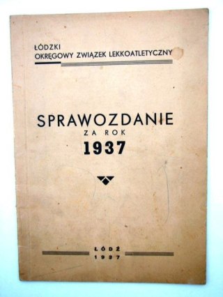SPRAWOZDANIE ZA ROK 1937