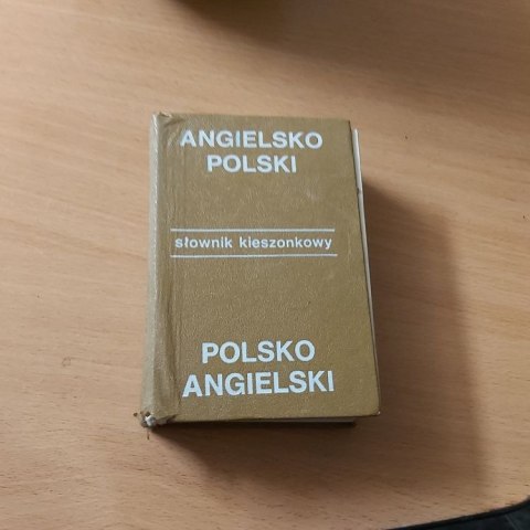 Słownik kieszonkowy Angielsko Polski