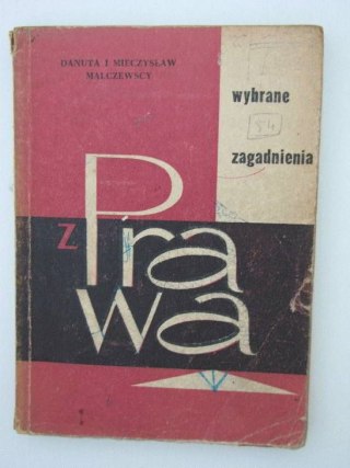 WYBRANE ZAGADNIENIA Z PRAWA
