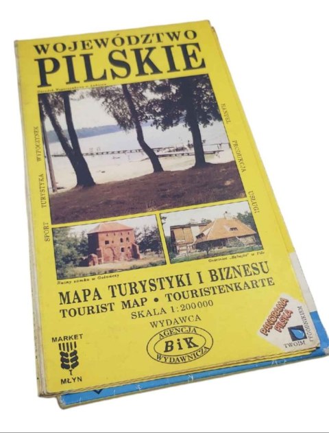 Województwo Pilskie. Mapa turystyki i biznesu.