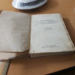 24 godziny z życia kobiety wyd. z 1958 roku.