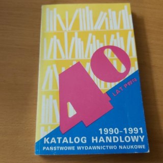 40 lat PWN Katalog handlowy 1990-1991