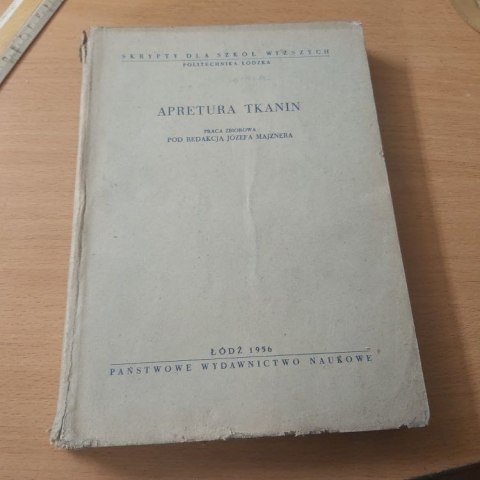 Apretura tkanin wyd 1956r.