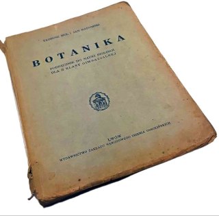 BOTANIKA PODRĘCZNIK DO NAUKI BIOLOGJI wyd. 1934 rok