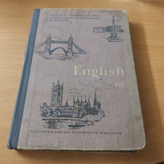 English VIII podręcznik Kurs 4letni wydanie z 1959r