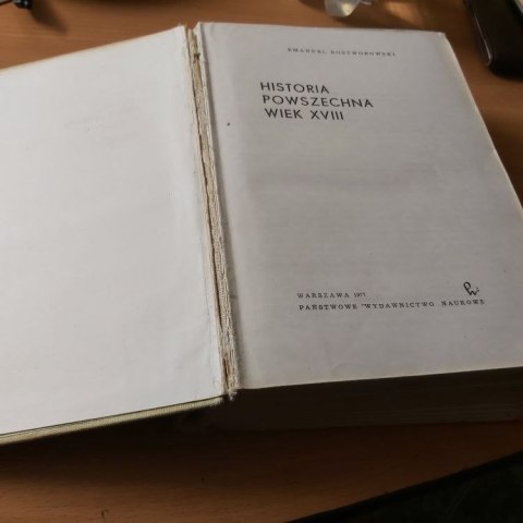 Historia powszechna wiek XVIII
