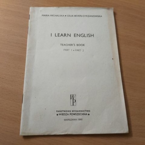 I Learn English Trachers Book part 1, part 2 I Learn English Trachers Book part 1, part 2