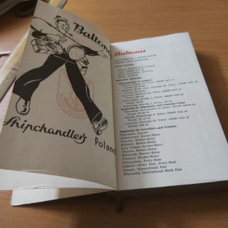 Kalendarz BALTON 1977 Shipchandler Poland