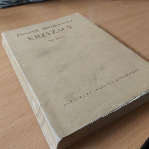 Krzyżacy TOM 1 wyd 1953 Sienkiewicza